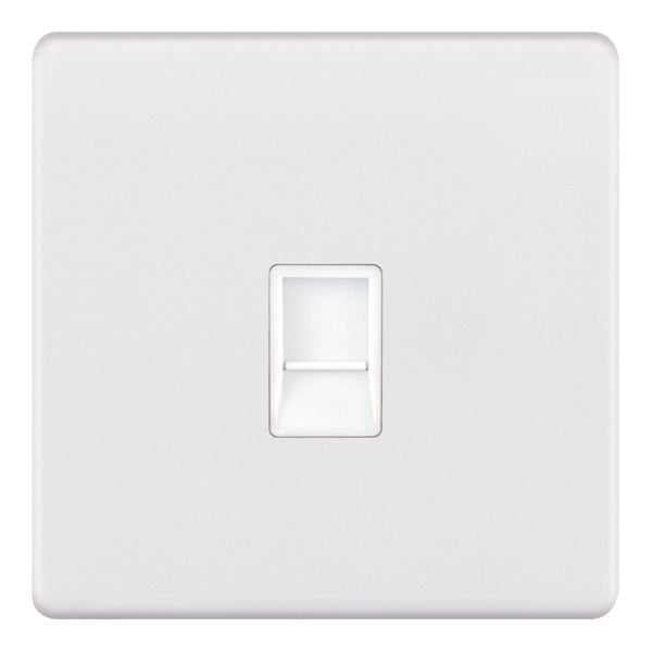 Selectric - Screwless 1 Gang RJ45 Data Socket 5MPLUS