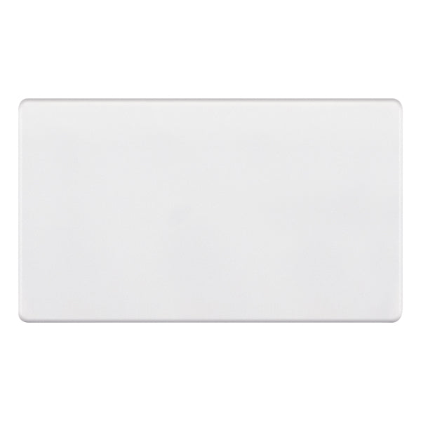 Selectric - 2 Gang Blanking Plate 5MPLUS Matt White