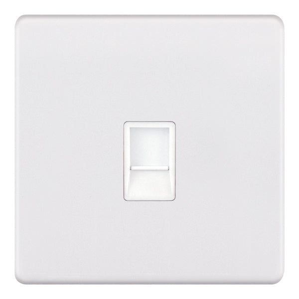 Selectric - Screwless 1 Gang RJ11 Data Socket 5MPLUS