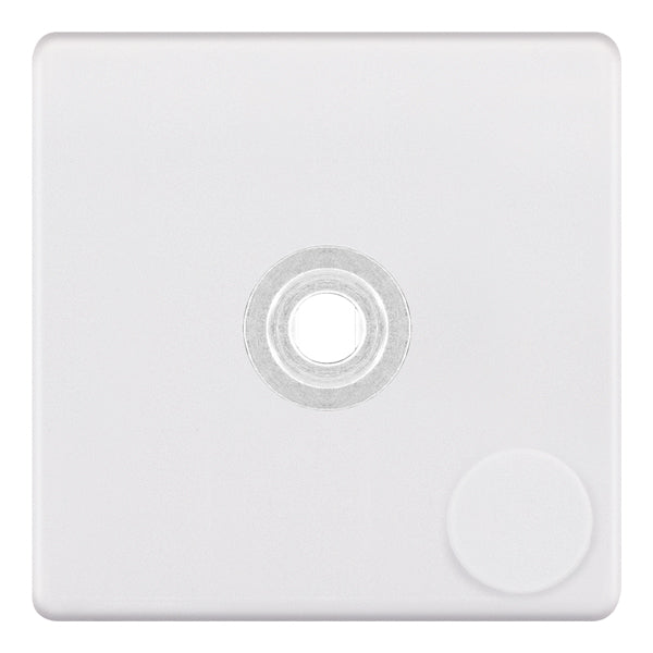 Selectric - Screwless 1 Gang Empty Dimmer Plate With Knob 5MPLUS