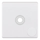 Selectric - Screwless 1 Gang Empty Dimmer Plate With Knob 5MPLUS