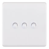 Selectric - Screwless 10A 3 Gang Toggle Switch 5MPLUS