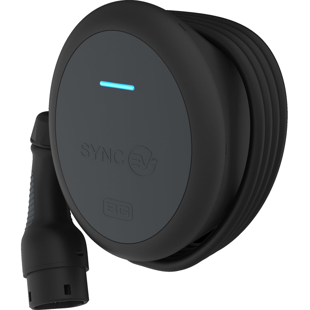 BG SyncEV 7.4kW 32A Smart EV Charger Wi-Fi Type2 Tether 7.5m EVT77G