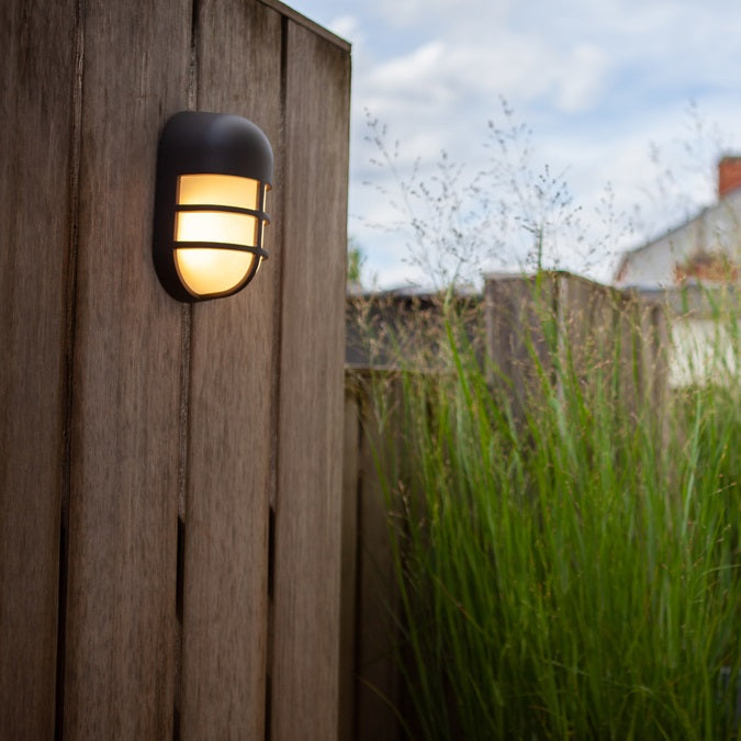 Lutec  Bullo 15W LED Bulkhead 3000K Graphite 6383001118 Outdoor