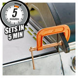 Gorilla - 2-Part 5 min Crystal Clear Epoxy Resin Adhesive Syringe  6044001