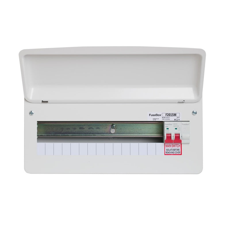 FuseBox - 15 Way RCBO 100A Main Switch Consumer Unit F2015M