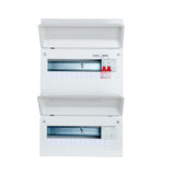 FuseBox - 22 Way RCBO Double Bank 100A Main Switch Consumer Unit F2022M