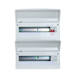 FuseBox - 30 Way RCBO Double Bank 100A Main Switch Consumer Unit F2030M