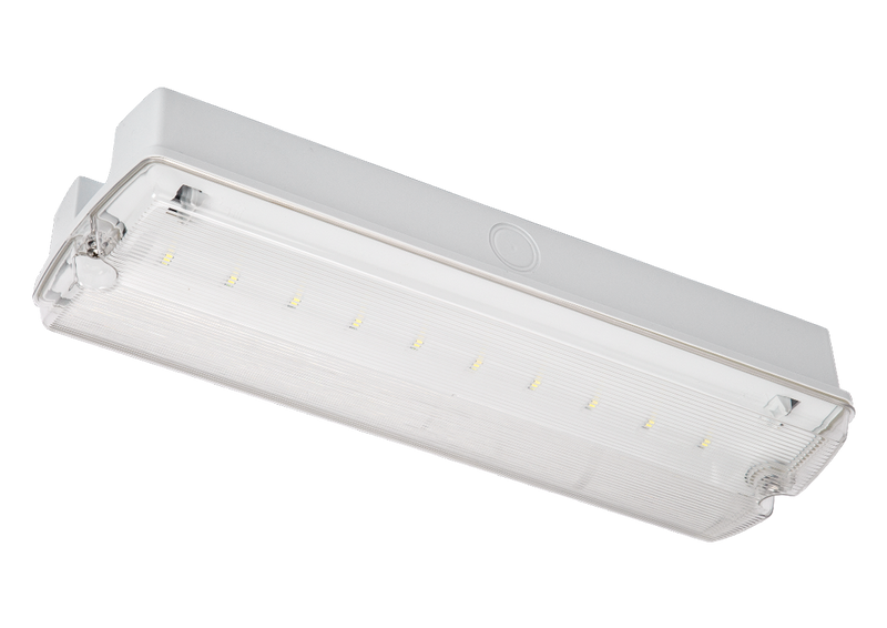 NVC - Nebraska V3 2W LED IP65 Maint. 3Hr Self Test Lithium Emergency Bulkhead NNE/2/LED/STM3/LITH/V3