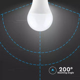 V-TAC - 11W 6400K LED A60 Plastic Bulb SAMSUNG Chip B22 VT-231 853