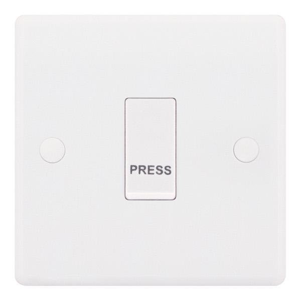 Selectric - Smooth  10A Push Switch 'Press' SSL506