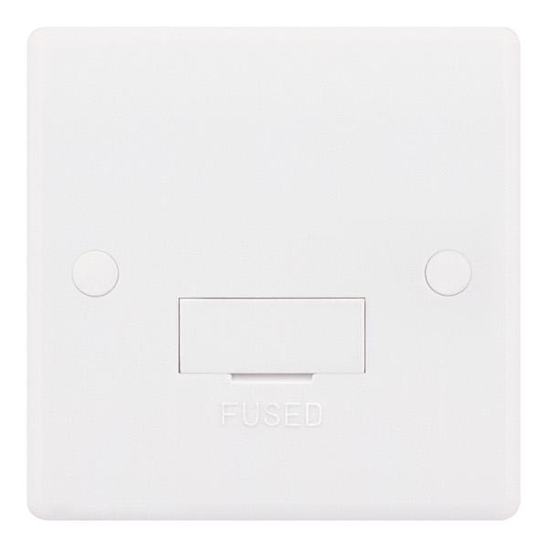 Selectric Smooth 13A Fused Connection Unit DP Switched with Neon SSL531