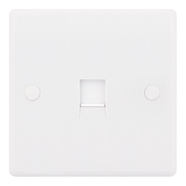 Selectric - Smooth 1 Gang RJ45 Computer / Data Socket SSL542