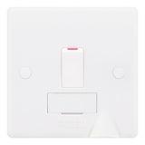 Selectric - Smooth 13A Fused Connection Unit DP Switched with Bottom Flex SSL582