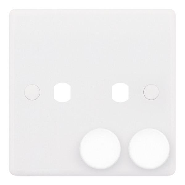 Selectric Smooth 2 Gang Empty Dimmer SSL591