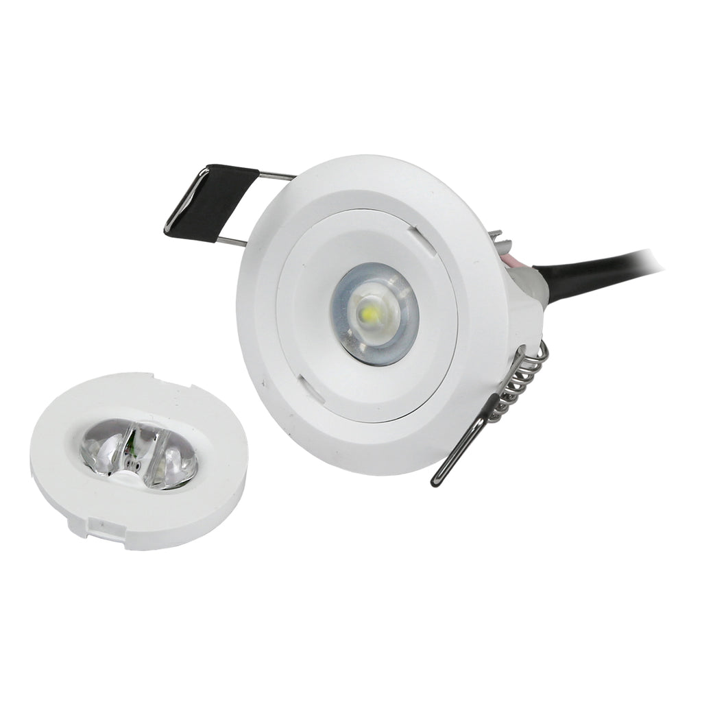 NVC - Syracuse 1W LED Non-Maintained Recessed Downlighter NSY1/NM3