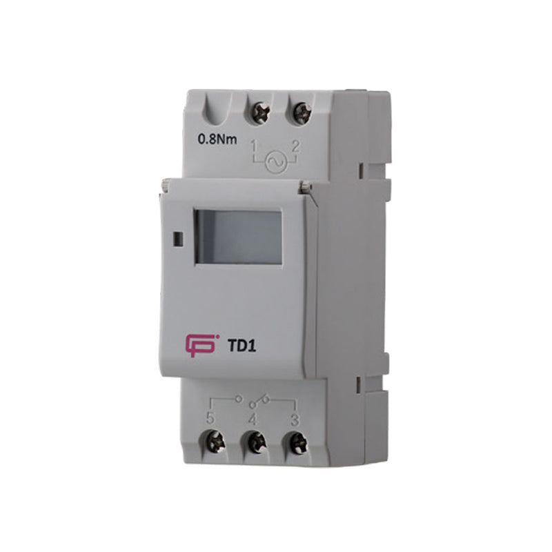 FuseBox Din Rail Mounted 7 Day Time Switch TD1
