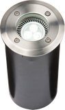 Knightsbridge - IP67 230V Stainless Steel Ground Light Long Body