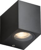 ALANA - 230V IP65 GU10 Polycarbonate Single Wall light - Black