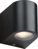 ALANA - 230V IP65 GU10 Polycarbonate Single Wall light - Black