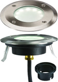 Knightsbridge - 230V IP65 1.7W LED White Ground / Deck Light - 4000K