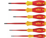 Screwdriver Set SoftFinish® electric SlimFix - 6PC VDE Screwdriver Set Slim Mixed, SL,PH,SL/PZ