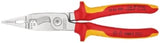 KNIPEX - KN 1386200SB - Pliers for Electrical Installation insulated with multi-component grips, VDE-tested chrome-plated 200 mm
