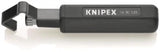 KNIPEX - KN 1630135SB - Stripping Tool for spiral cutting shock-resistant plastic body 135 mm