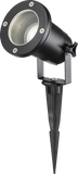 Knightsbridge - 230V IP65 GU10 Ground Spike - Black
