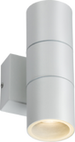 Knightsbridge - 230V IP54 GU10 Up and Down Wall Light - White