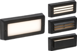 Knightsbridge - 230V IP65 5W LED CCT Adjustable Surface Mount Brick light - Black