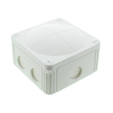Wiska -  110 x 110 x 66mm Polypropylene Junction Box IP66/IP67  Empty White COMBI 607 WH
