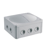 Wiska -  160 x 140 x 81mm Polypropylene Junction Box IP66/IP67 5-Pole Terminal Light Grey COMBI 1210/5 LG