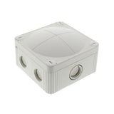Wiska -  95 x 95 x 60mm Polypropylene Junction Box IP66/IP67 Empty Light Grey COMBI 407 LG