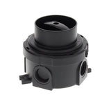 Wiska -  Ø 82 x 57mm Polypropylene Rotary Switch Junction Box IP66/IP67 Empty Black COMBI 304 SWITCH RS/1-2 BK