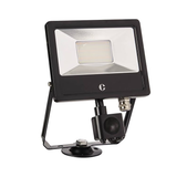 Collingwood - 20w LED CCT Floodlight - Black - with PIR Sensor