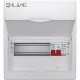 Live Electrical - LSMC10S-SP - SRN - Double Pole Busbar Consumer Unit - Type 2 SPD - 7 Way