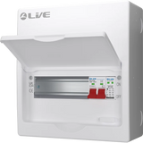 Live Electrical - LSMC10S-SP - SRN - Double Pole Busbar Consumer Unit - Type 2 SPD - 7 Way