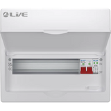 Live Electrical - LSMC14S-SP - SRN - Double Pole Busbar Consumer Unit - Type 2 SPD - 11 Way