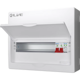 Live Electrical - LSMC14S-SP - SRN - Double Pole Busbar Consumer Unit - Type 2 SPD - 11 Way