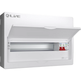 Live Electrical - LSMC18S-SP - SRN - Double Pole Busbar Consumer Unit - Type 2 SPD - 15 Way