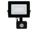 Puma 10W LED Floodlight Black PIR 840