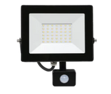 Puma 30W LED Floodlight Black PIR 840