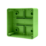 Q-Crimp - 100 x 100 x 50mm Earthing Box c/w Safety Label