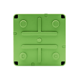 Q-Crimp - 100 x 100 x 50mm Earthing Box c/w Safety Label