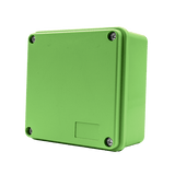 Q-Crimp - 100 x 100 x 50mm Earthing Box c/w Safety Label