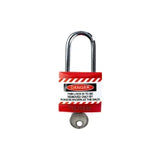TIS - TIS LR1 - Red Steel Lock With Single Key, Keyed Differently