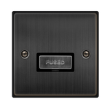 Click Deco - Matt Bronze - 13A Fused Connection Unit Unswitched