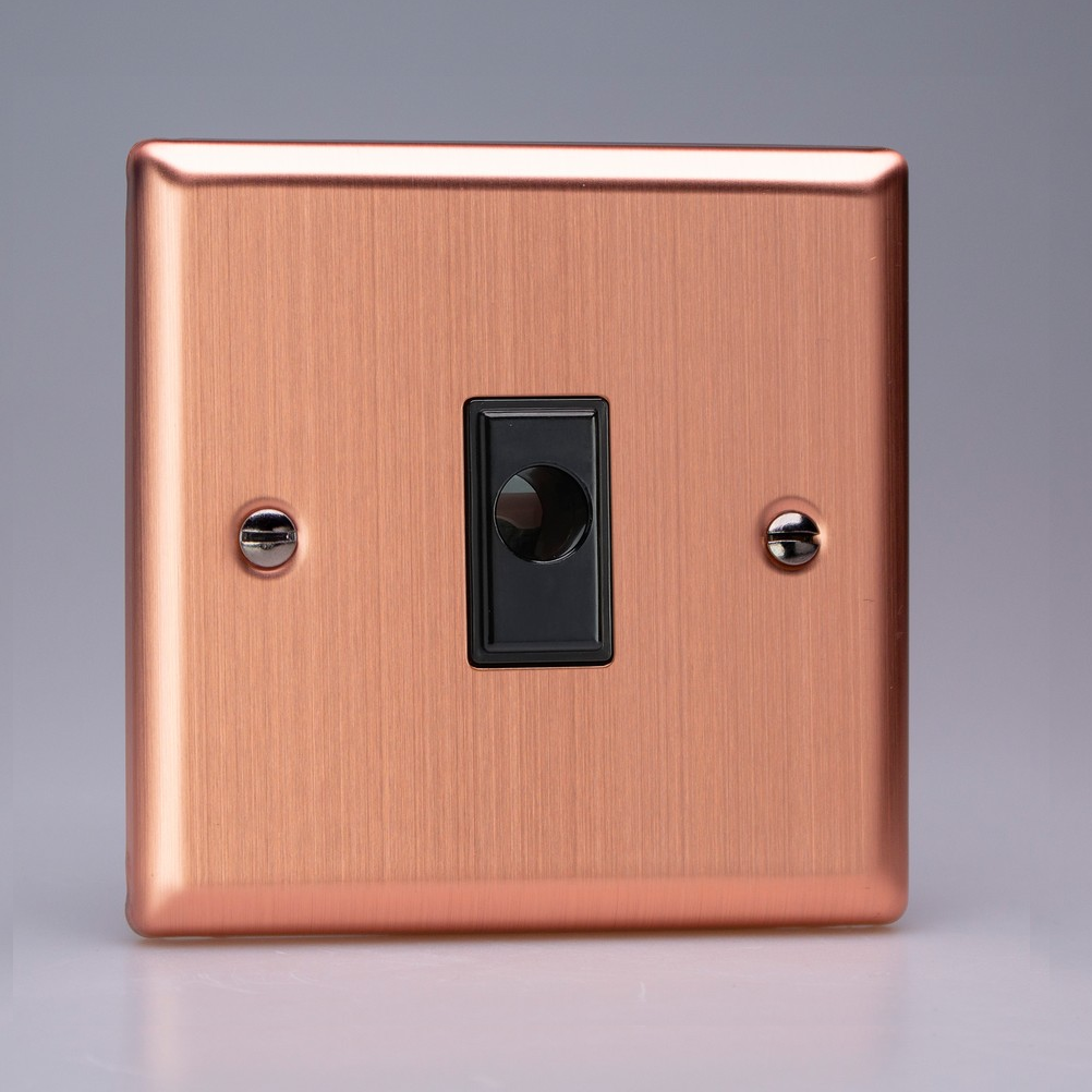 Varilight - Urban Brushed Copper 16A Flex Outlet Plate  XYFOB.BC