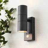 Forum - ZN-29179-ANTH-65 - Leto IP65 Outdoor Wall Light with PIR Sensor - Anthracite